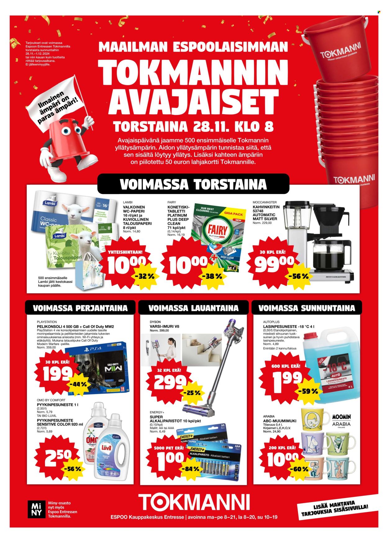 Tokmanni tarjoukset - 28.11.2024 - 01.12.2024. Sivu 1