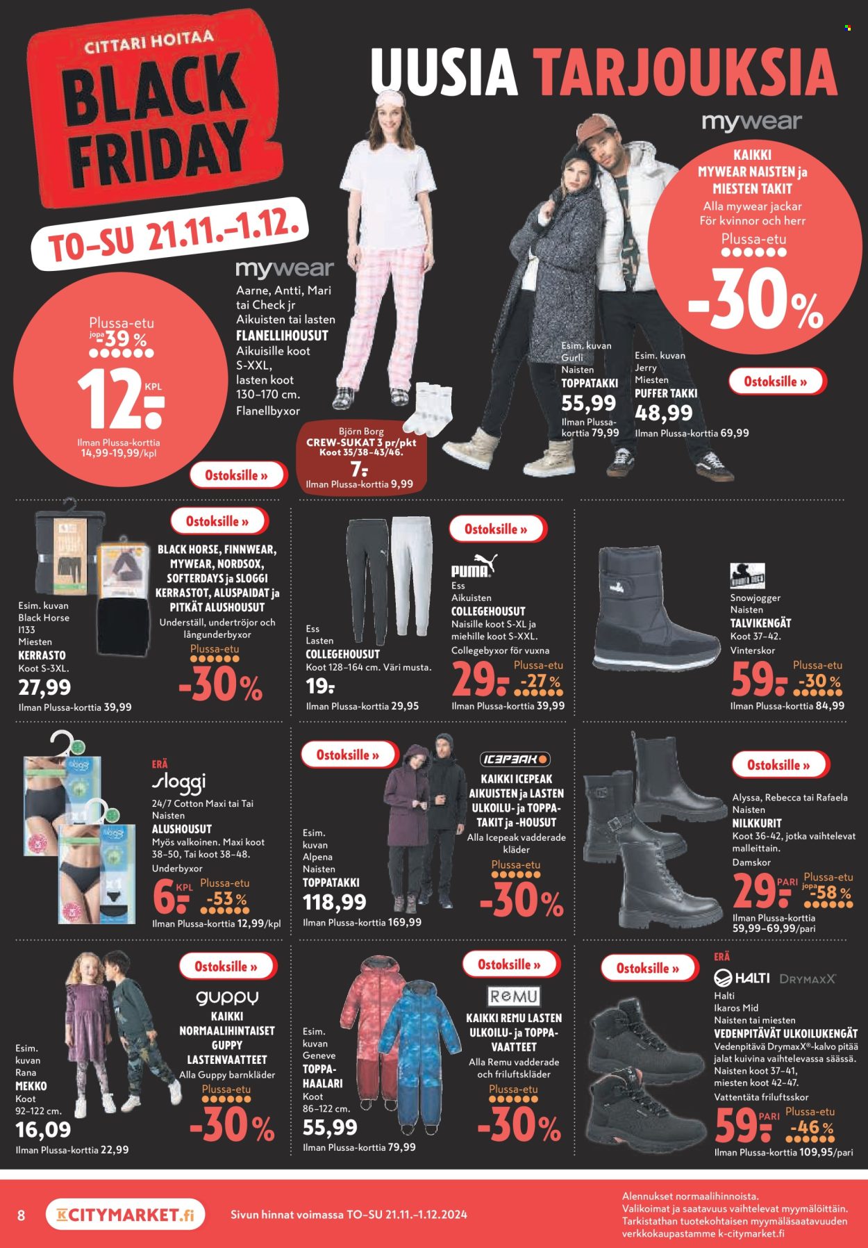 K-citymarket tarjoukset - 21.11.2024 - 01.12.2024. Sivu 8