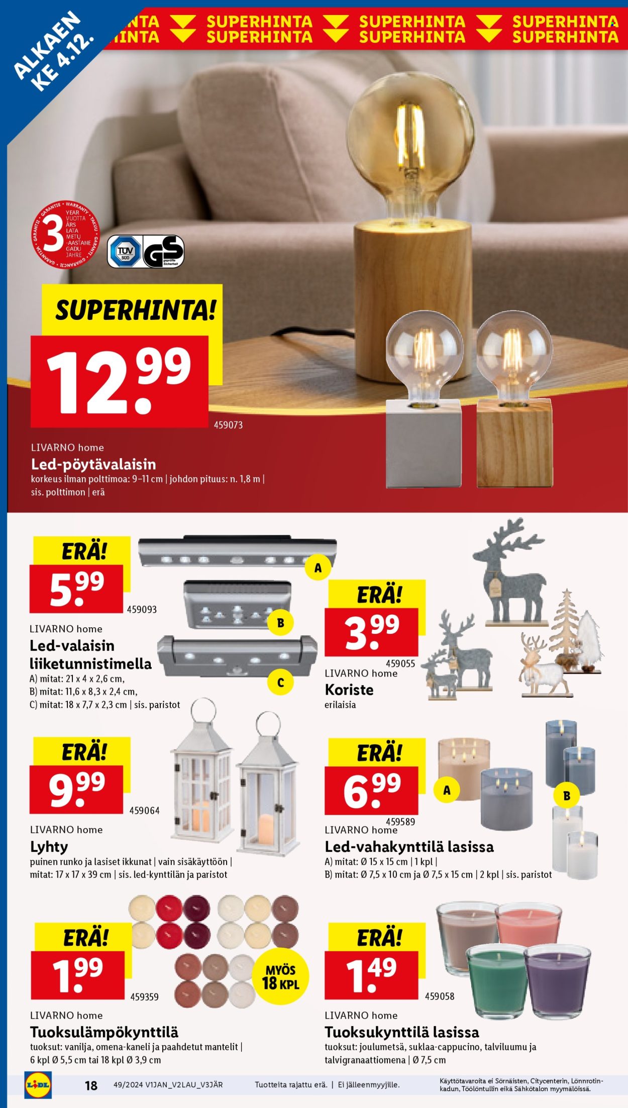 Lidl tarjoukset - 04.12.2024 - 11.12.2024. Sivu 20