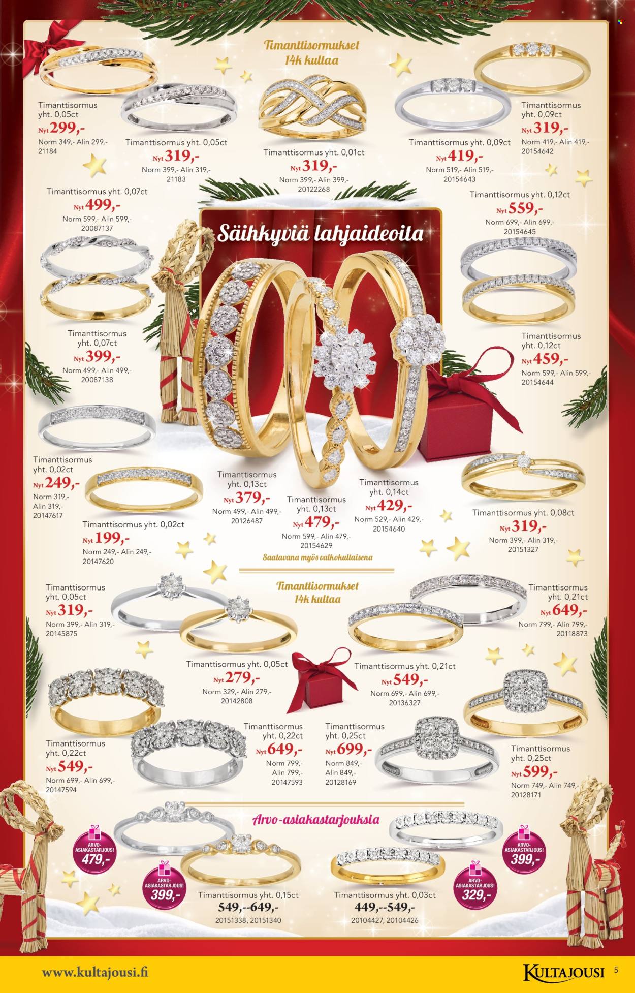 Kultajousi tarjoukset - 03.12.2024 - 25.12.2024. Sivu 5