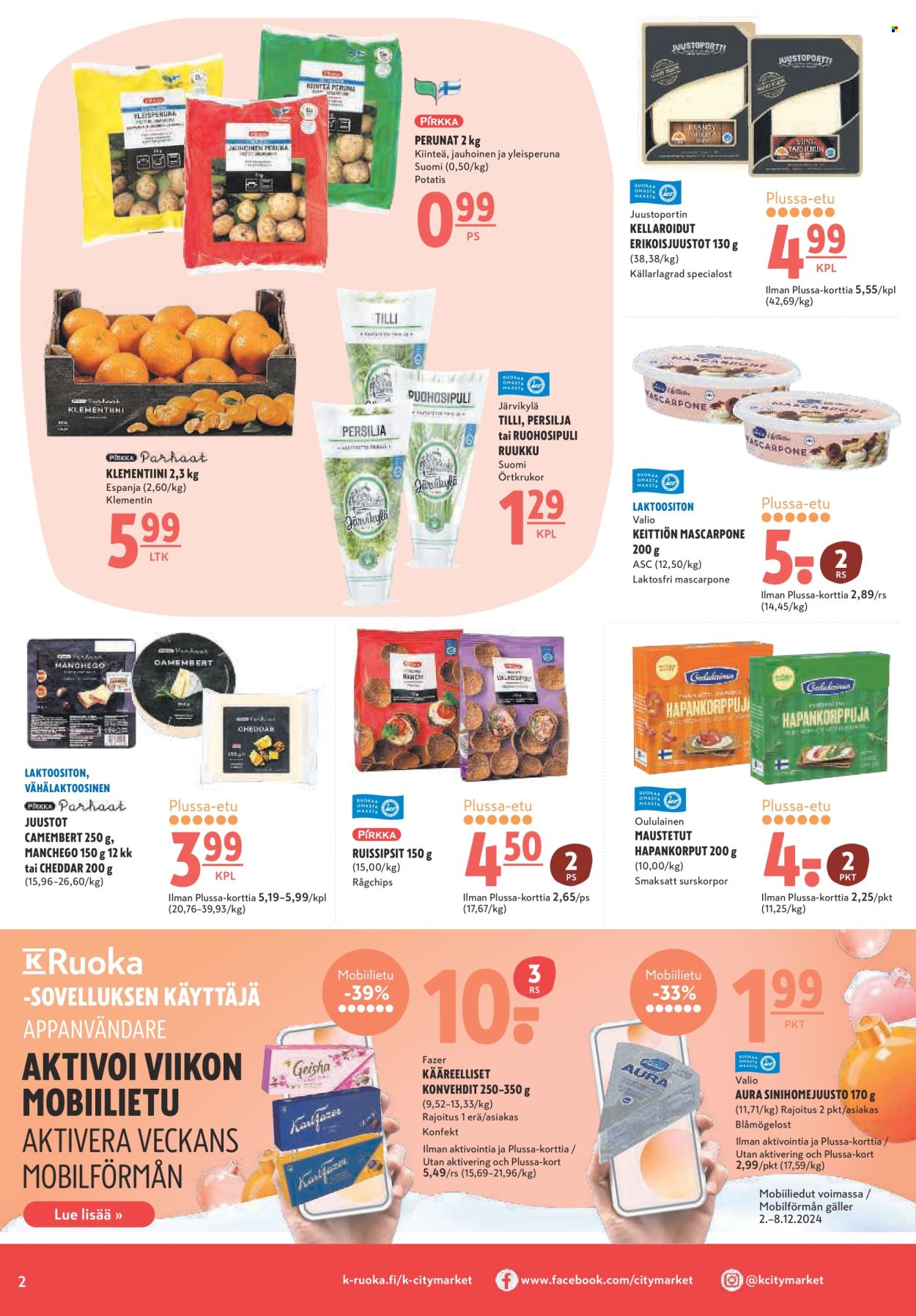 K-citymarket tarjoukset - 04.12.2024 - 08.12.2024. Sivu 2