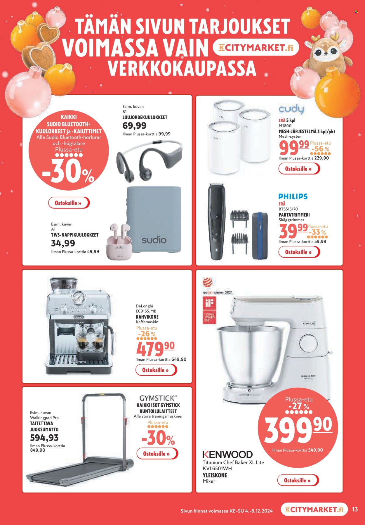 K-citymarket tarjoukset - 04.12.2024 - 08.12.2024. Sivu 13