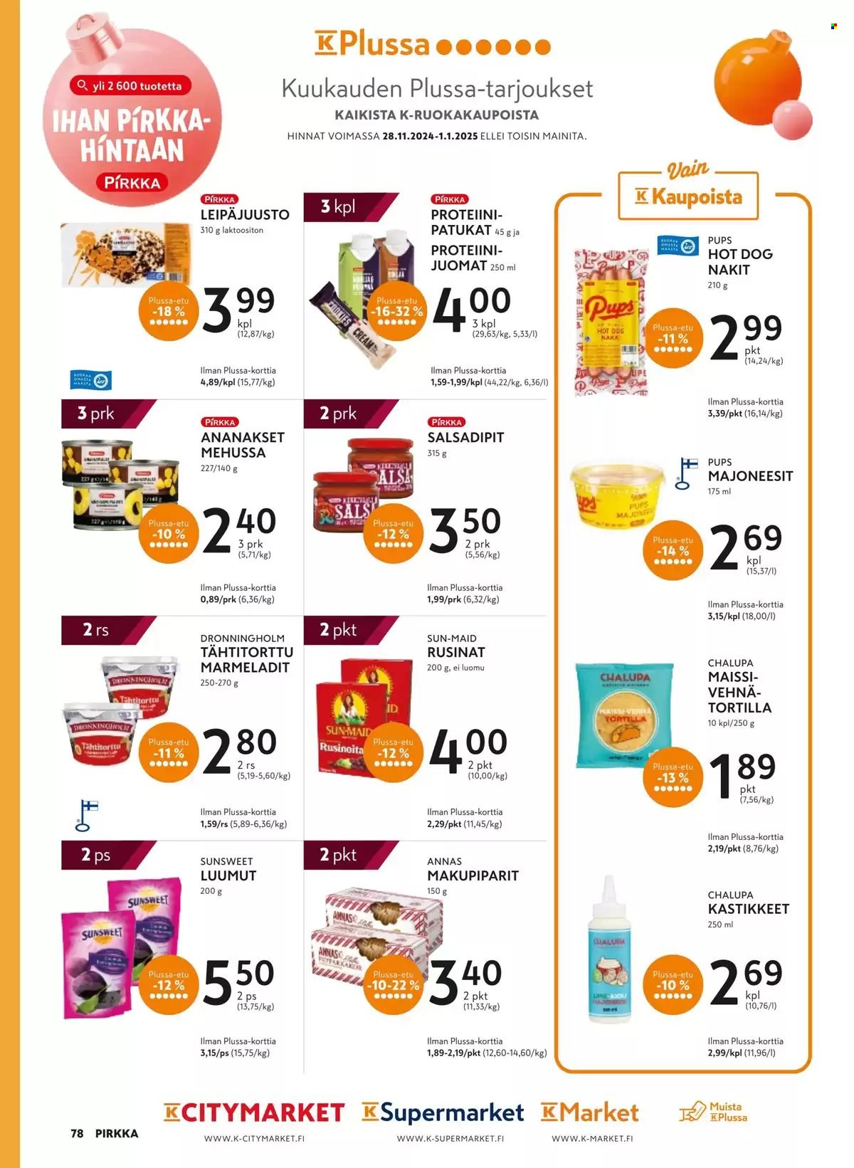 K-market tarjoukset - 27.11.2024 - 04.02.2025. Sivu 83