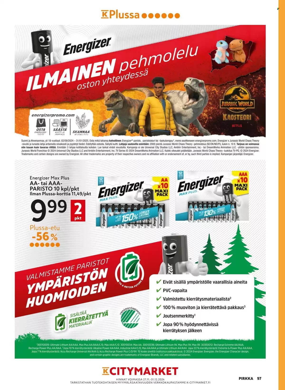 K-market tarjoukset - 27.11.2024 - 04.02.2025. Sivu 104