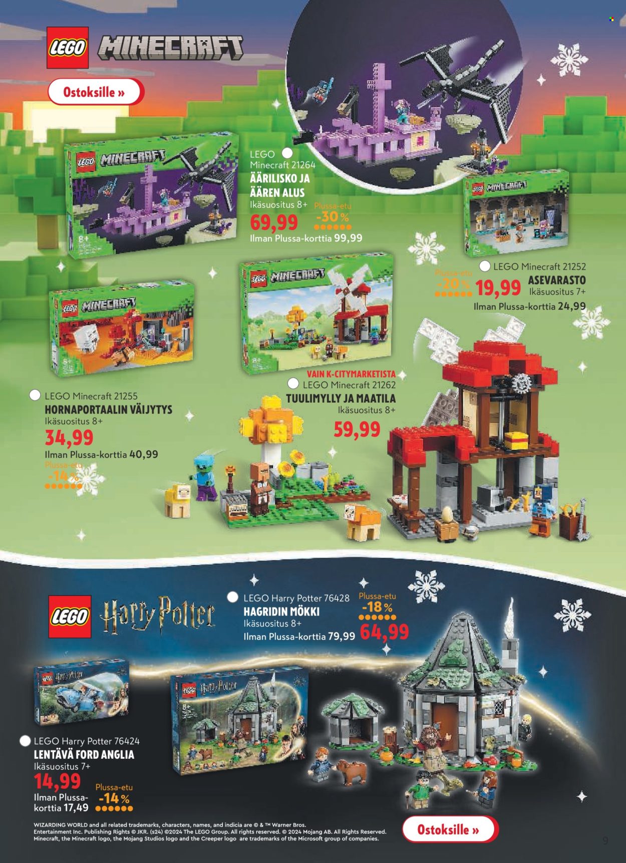 K-citymarket tarjoukset - 31.10.2024 - 22.12.2024. Sivu 9