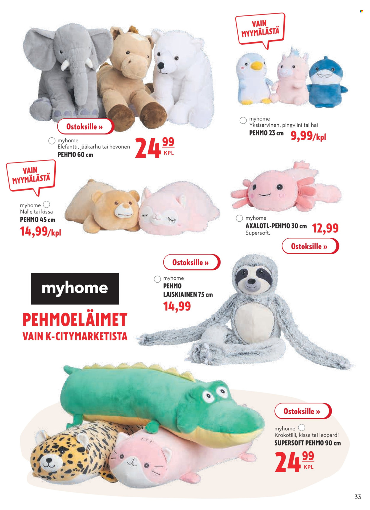 K-citymarket tarjoukset - 31.10.2024 - 22.12.2024. Sivu 33