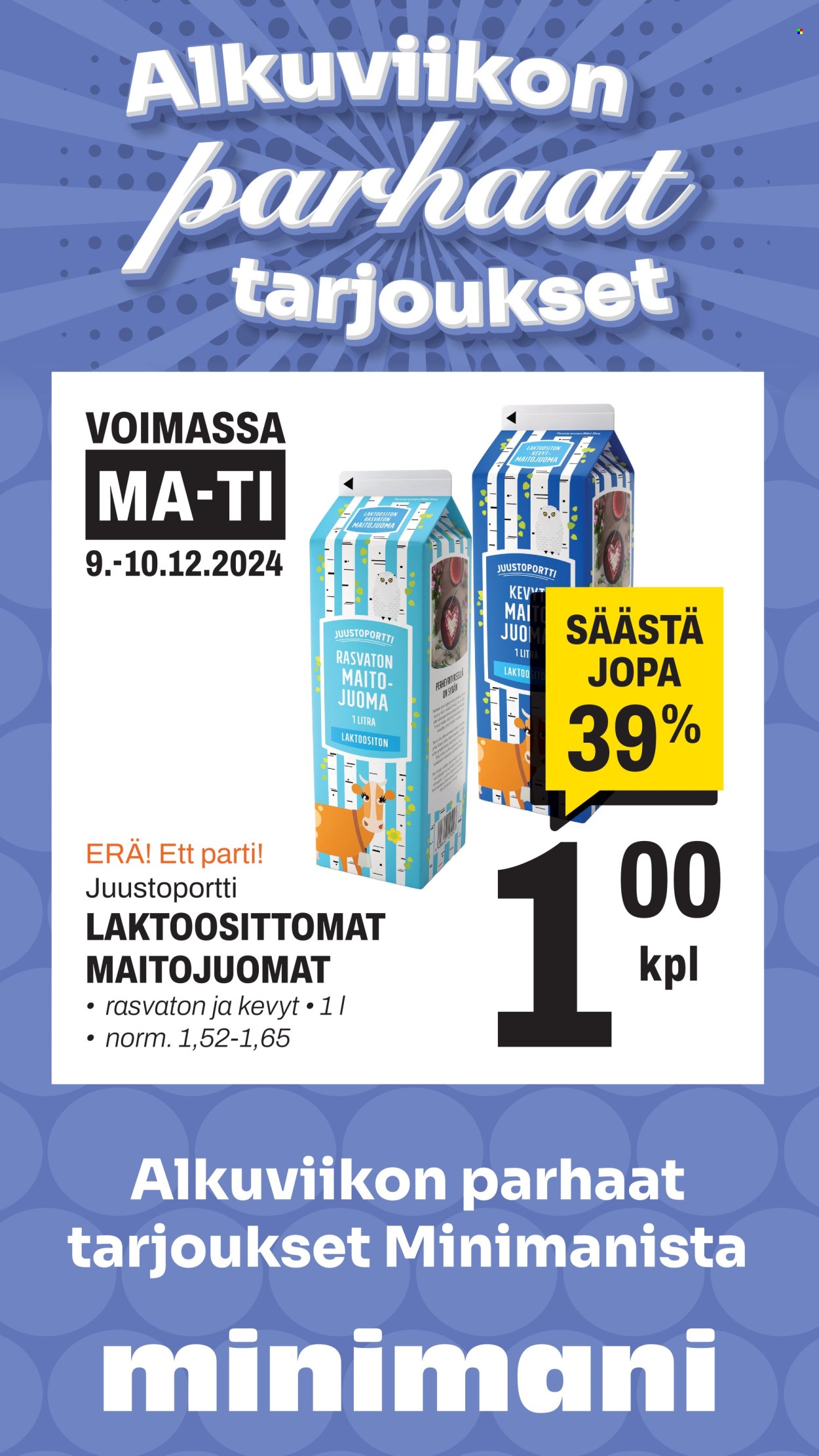 Minimani tarjoukset - 09.12.2024 - 10.12.2024. Sivu 1