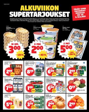 Tokmanni tarjoukset  - 09.12.2024 - 11.12.2024.