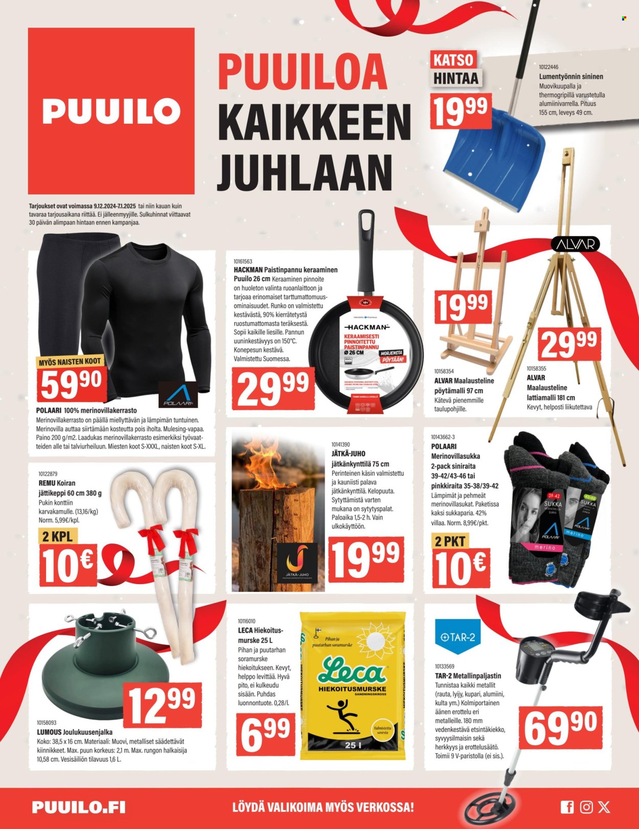 Puuilo tarjoukset - 09.12.2024 - 07.01.2025. Sivu 1