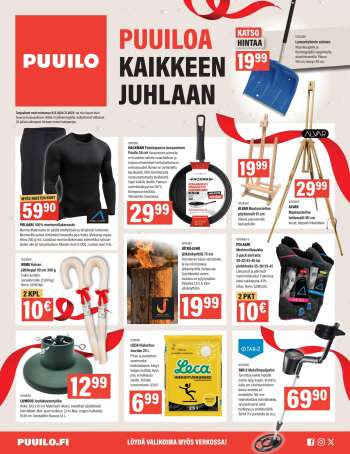 Puuilo tarjoukset  - 09.12.2024 - 07.01.2025.