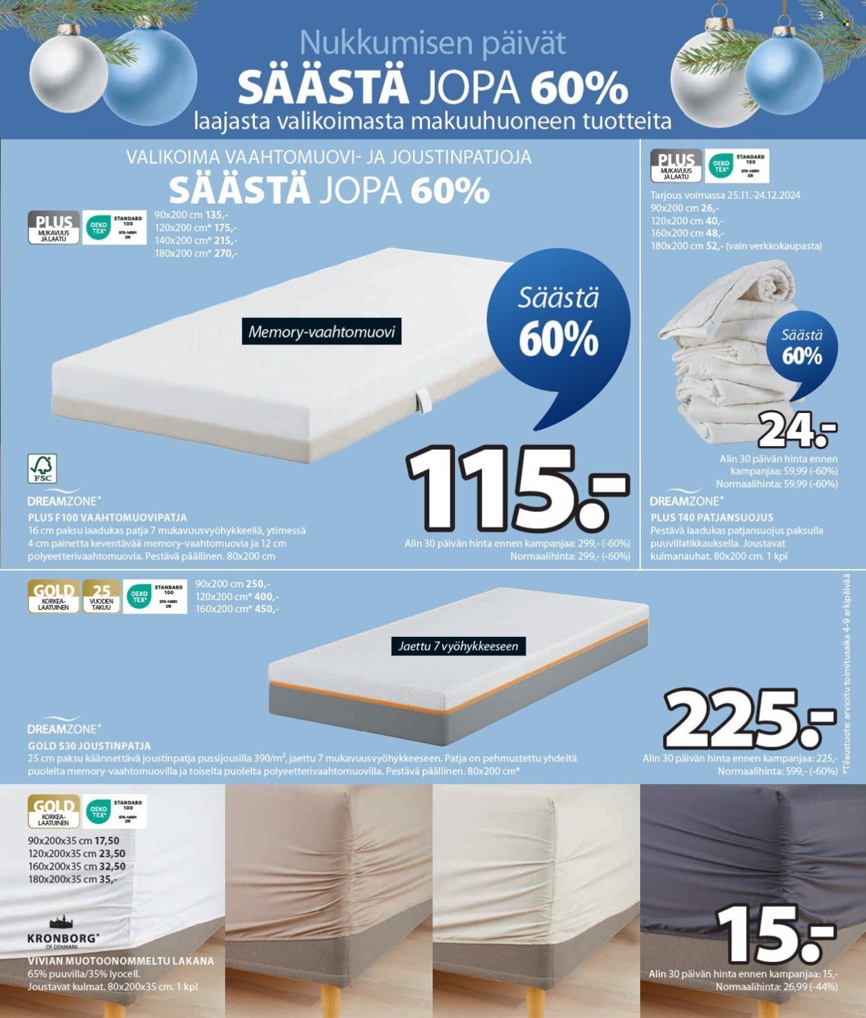 JYSK tarjoukset - 09.12.2024 - 24.12.2024. Sivu 4