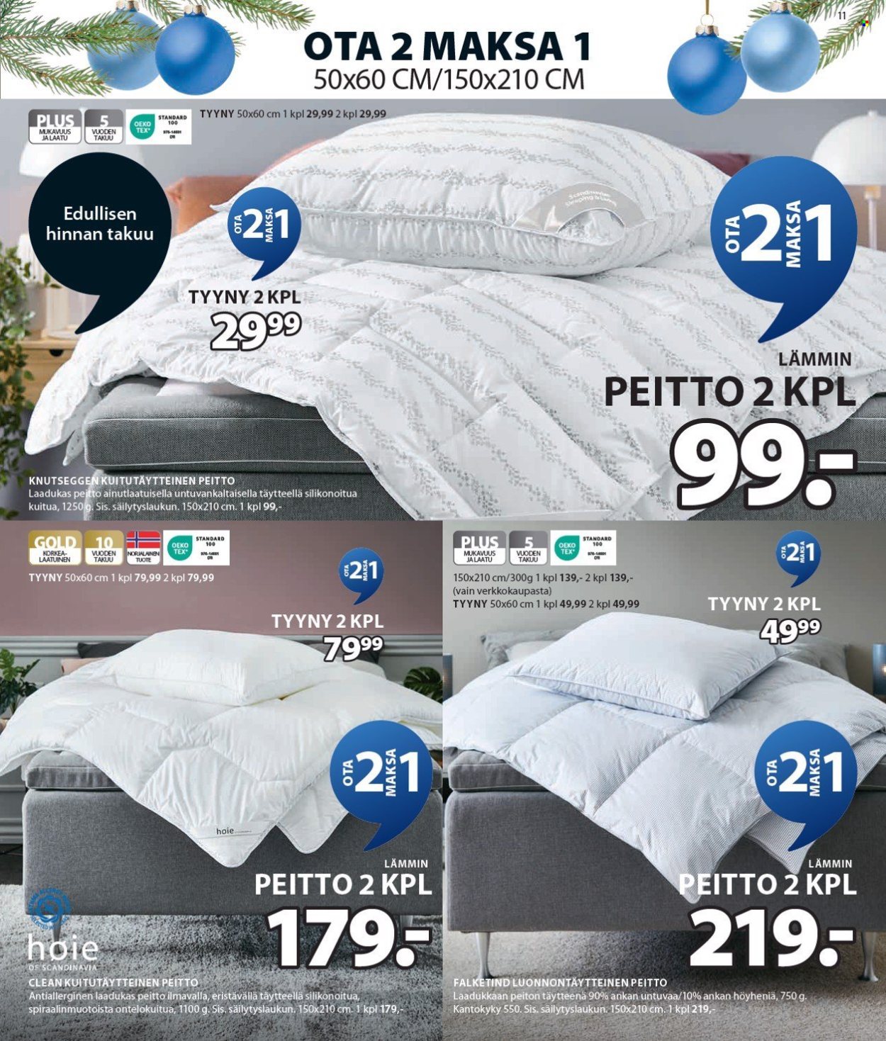 JYSK tarjoukset - 09.12.2024 - 24.12.2024. Sivu 12