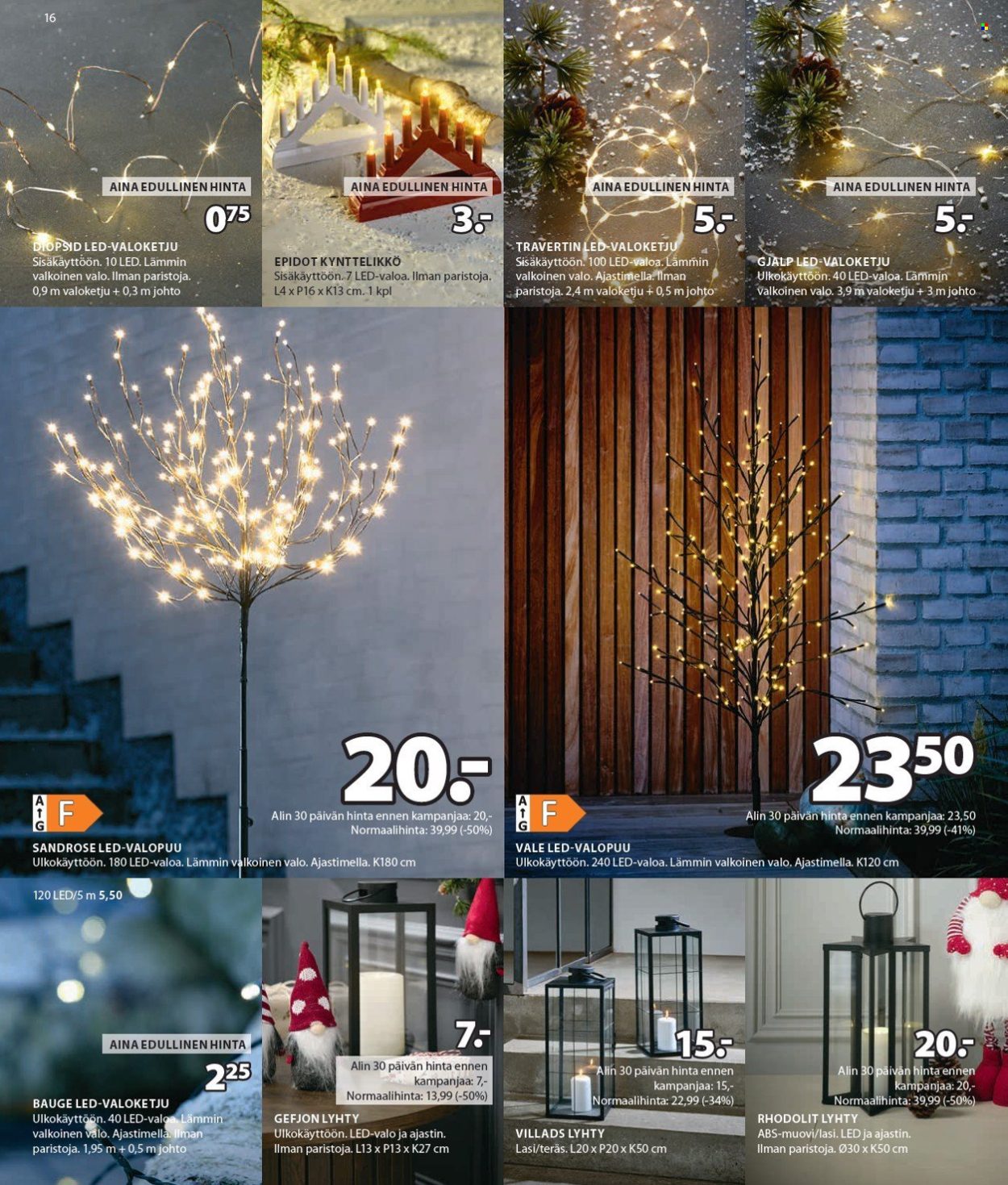JYSK tarjoukset - 09.12.2024 - 24.12.2024. Sivu 17