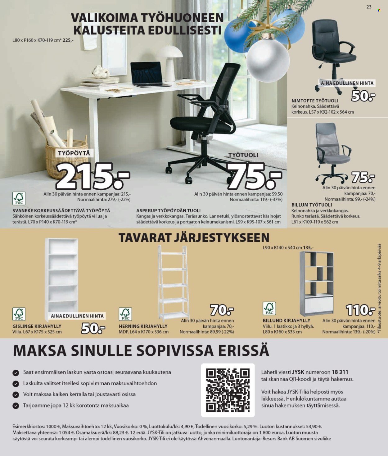 JYSK tarjoukset - 09.12.2024 - 24.12.2024. Sivu 24
