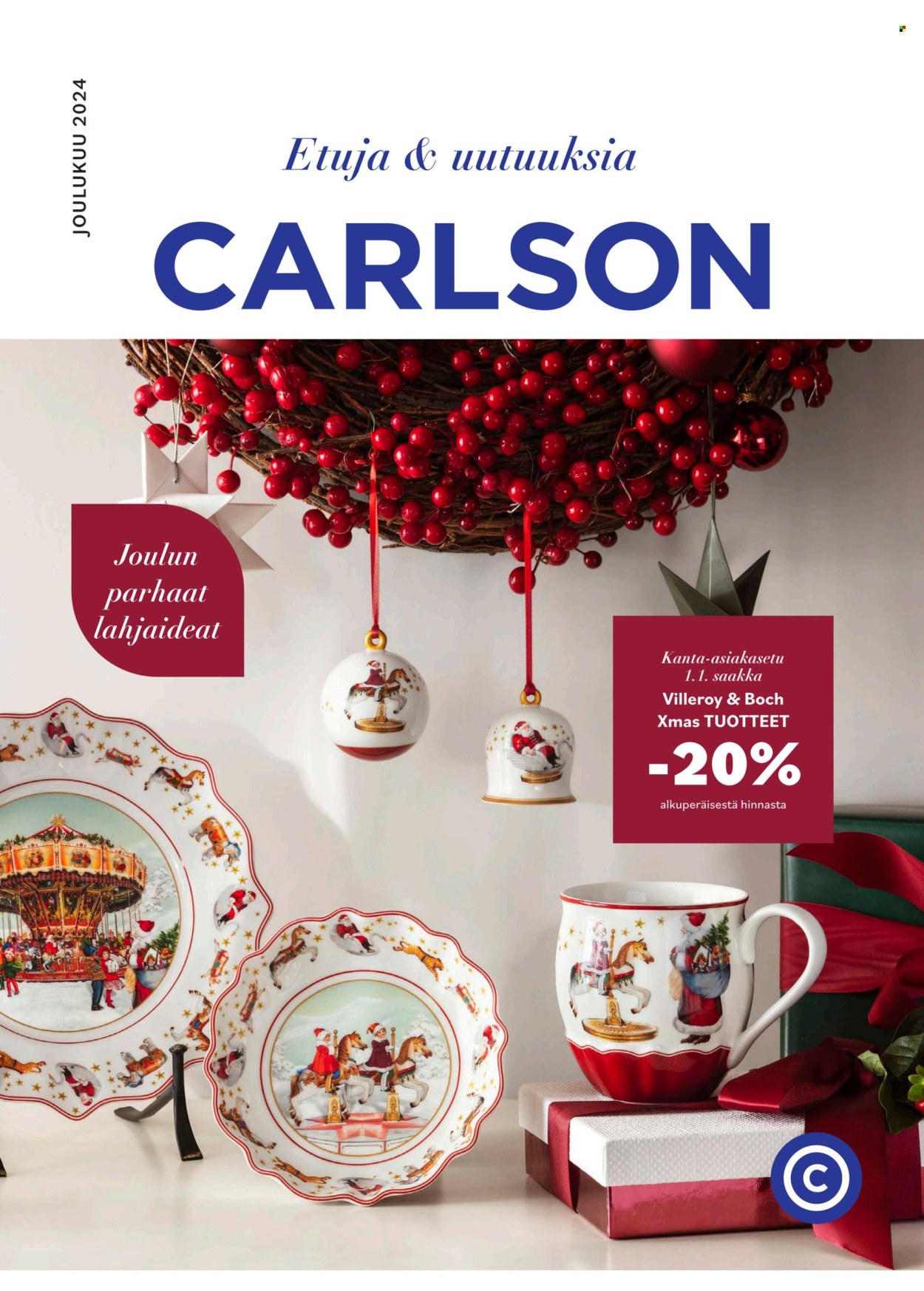 Carlson tarjoukset - 02.12.2024 - 01.01.2025. Sivu 1