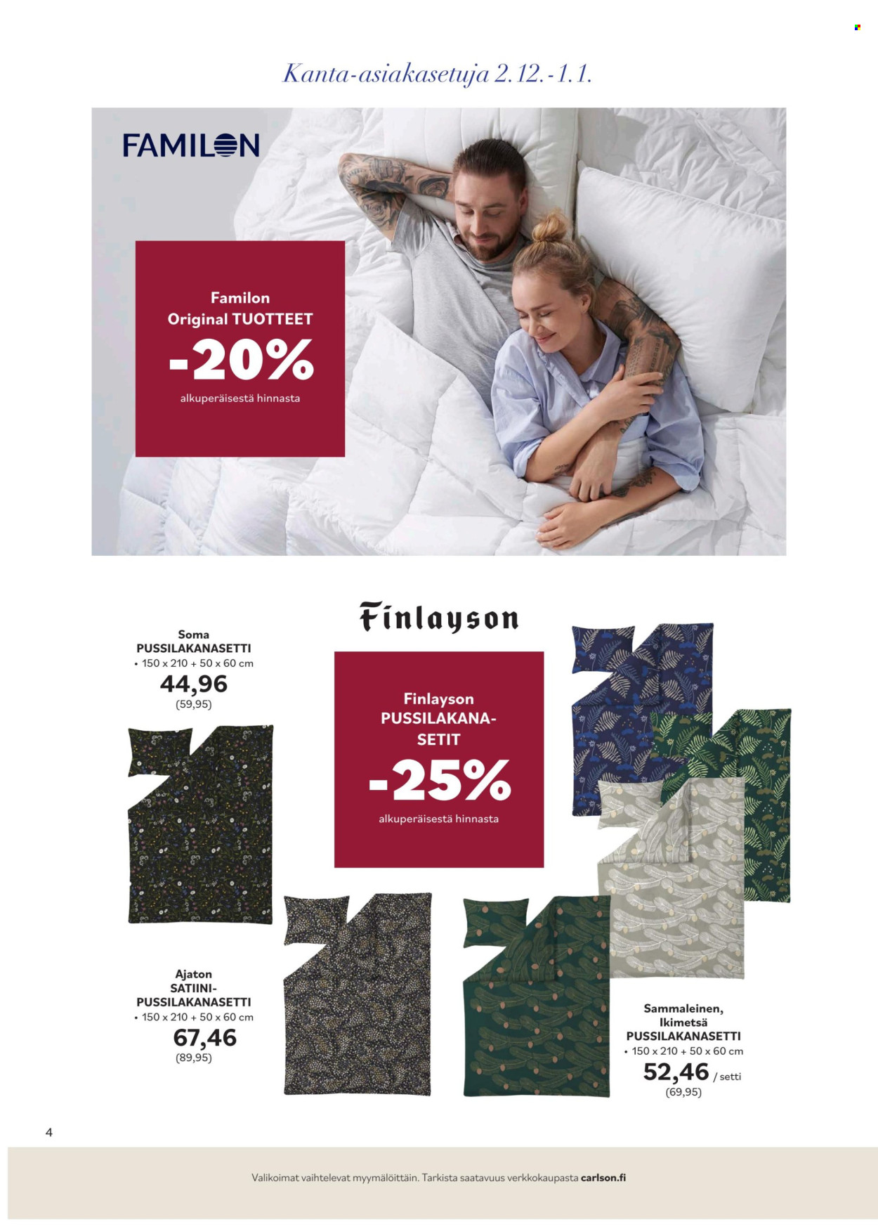Carlson tarjoukset - 02.12.2024 - 01.01.2025. Sivu 4