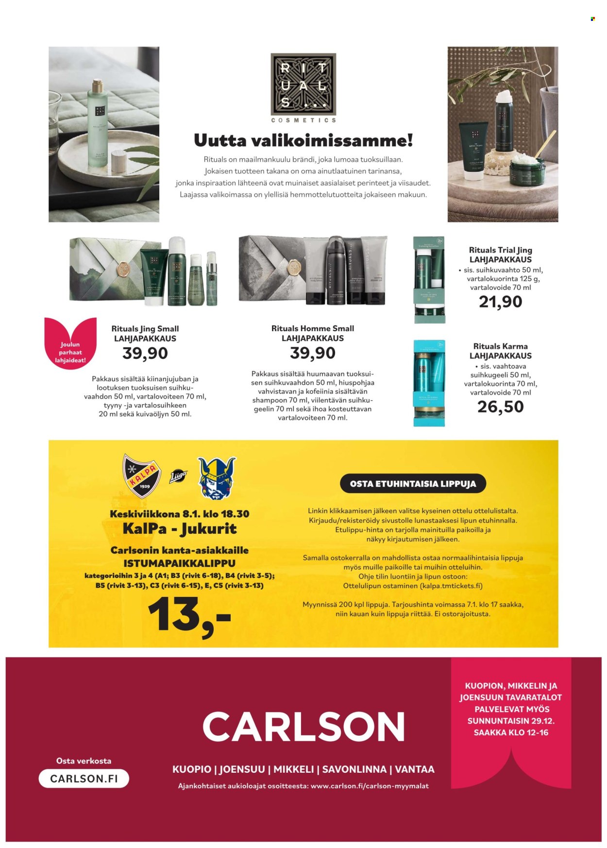 Carlson tarjoukset - 02.12.2024 - 01.01.2025. Sivu 12