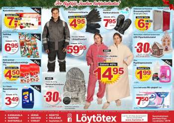 Löytötex tarjoukset  - 04.12.2024 - 10.12.2024.