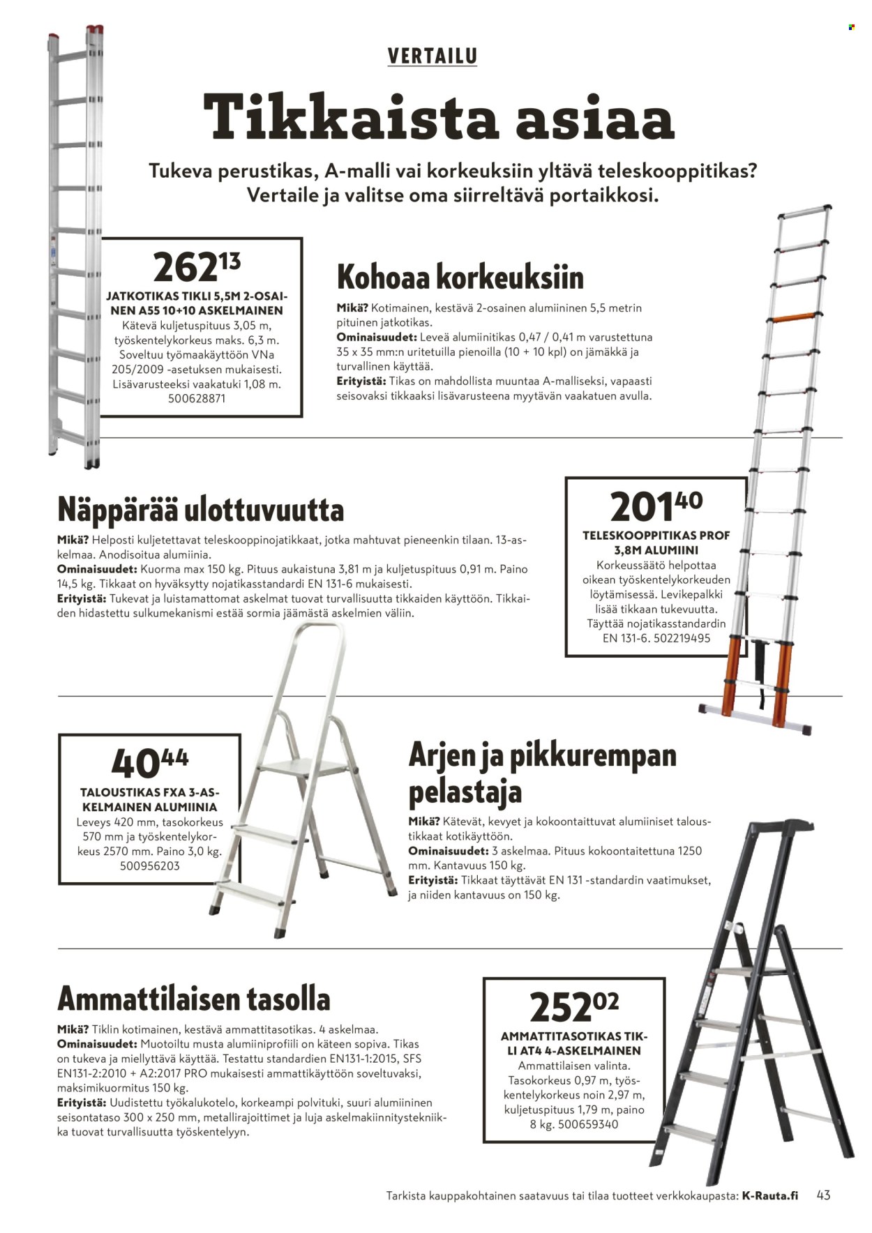 K-Rauta tarjoukset - 01.10.2024 - 31.12.2024. Sivu 43