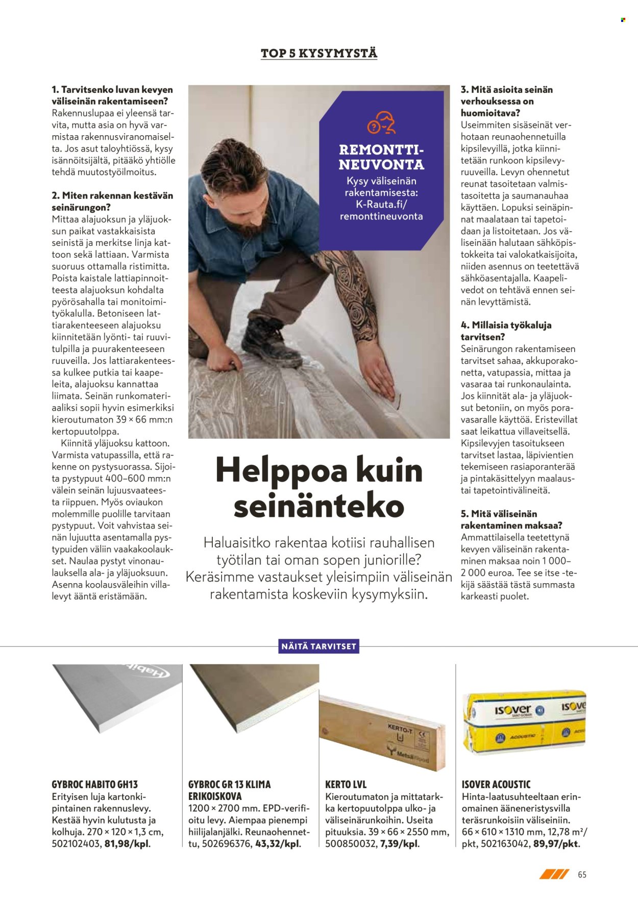 K-Rauta tarjoukset. Sivu 65
