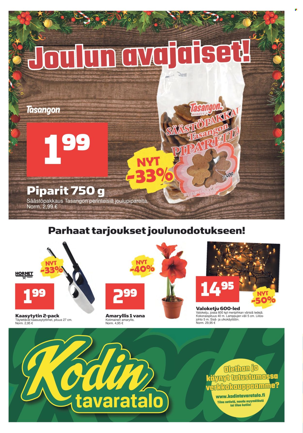 Kodintavaratalo tarjoukset - 02.12.2024 - 11.12.2024. Sivu 1