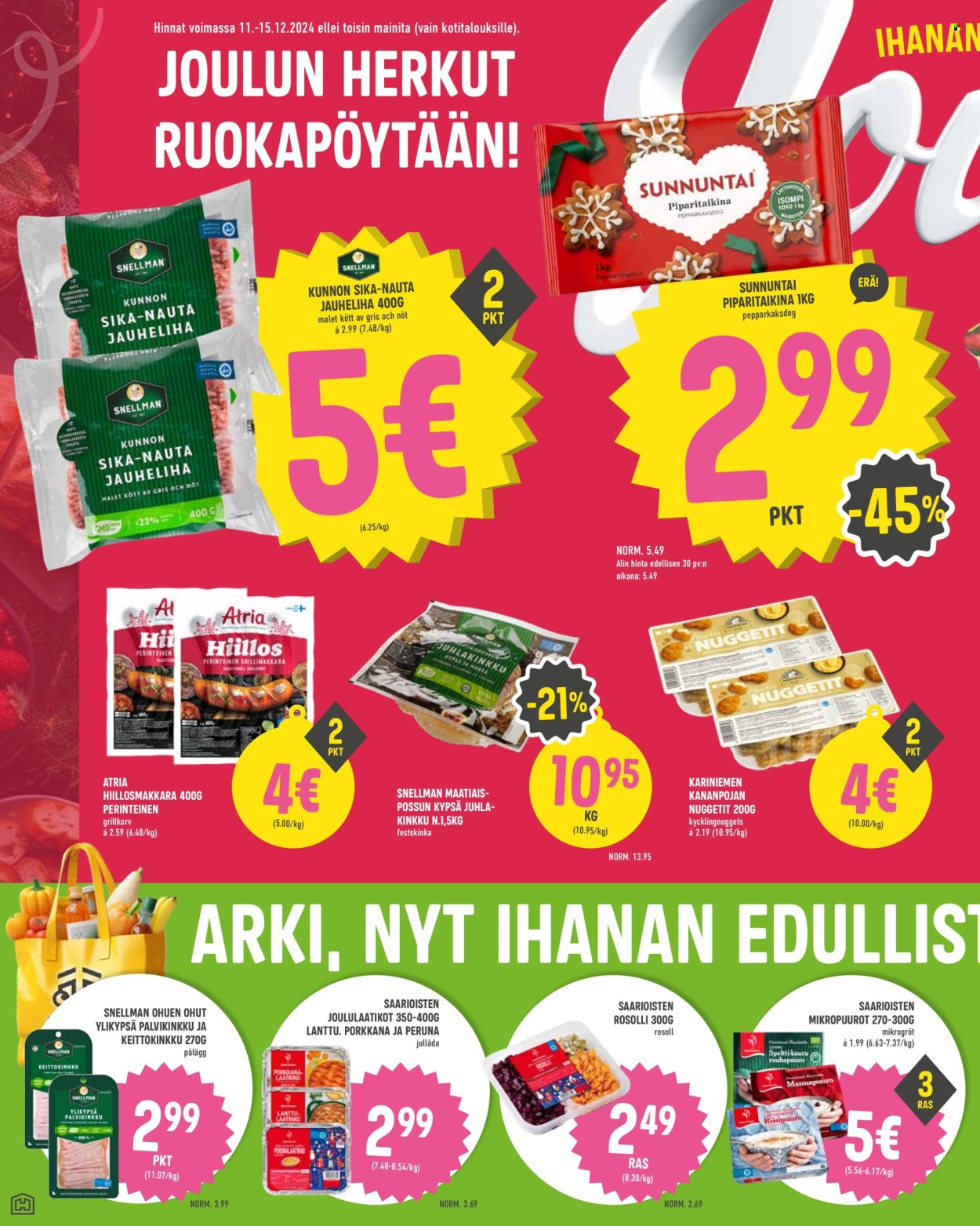 HalpaHalli tarjoukset - 11.12.2024 - 15.12.2024. Sivu 2