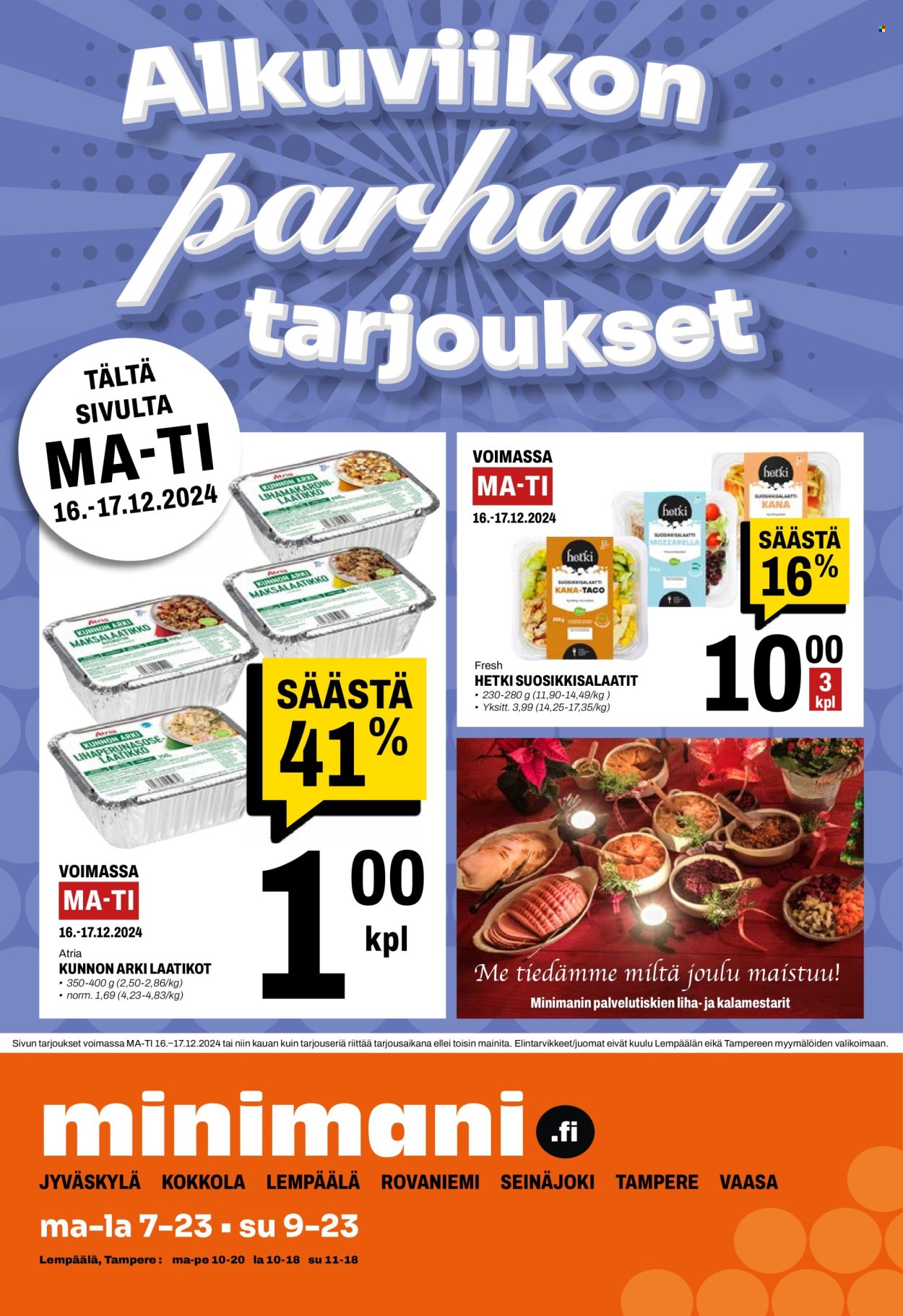 Minimani tarjoukset - 11.12.2024 - 15.12.2024. Sivu 20