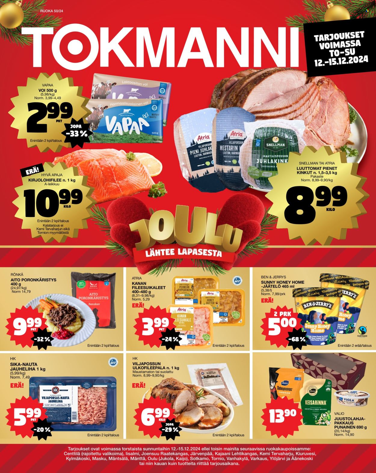 Tokmanni tarjoukset - 12.12.2024 - 15.12.2024. Sivu 1