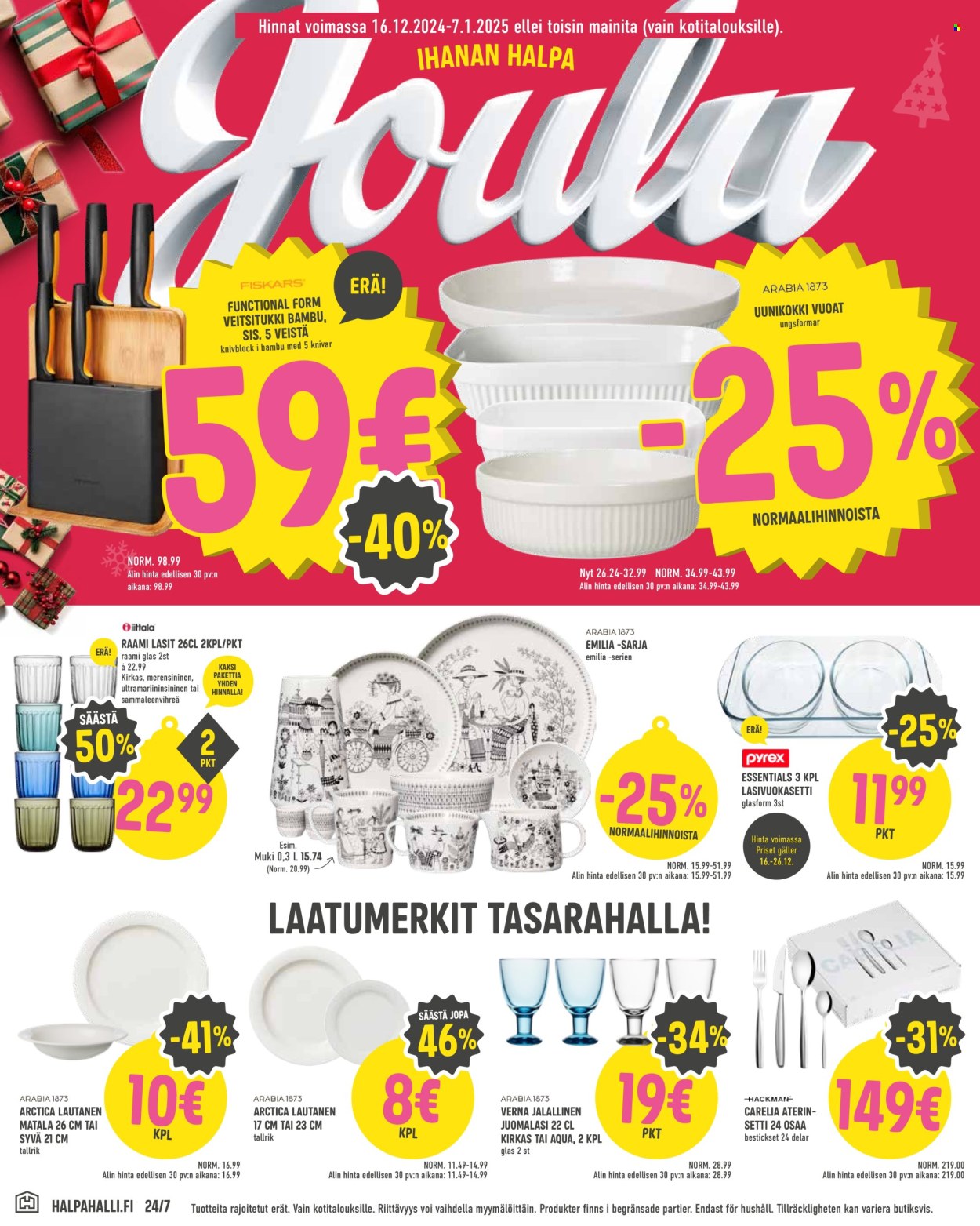 HalpaHalli tarjoukset - 16.12.2024 - 26.12.2024. Sivu 8