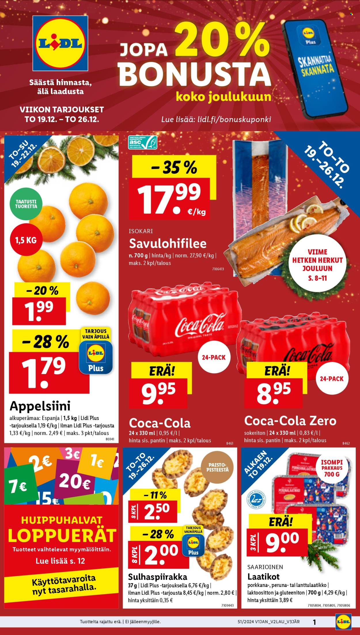 Lidl tarjoukset - 19.12.2024 - 26.12.2024. Sivu 1