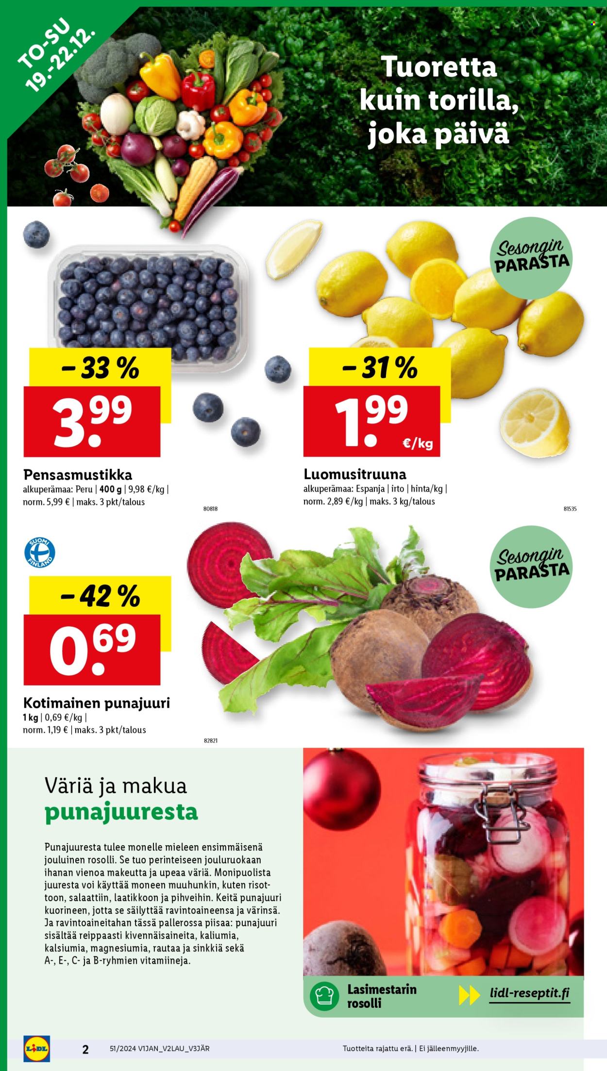 Lidl tarjoukset - 19.12.2024 - 26.12.2024. Sivu 4