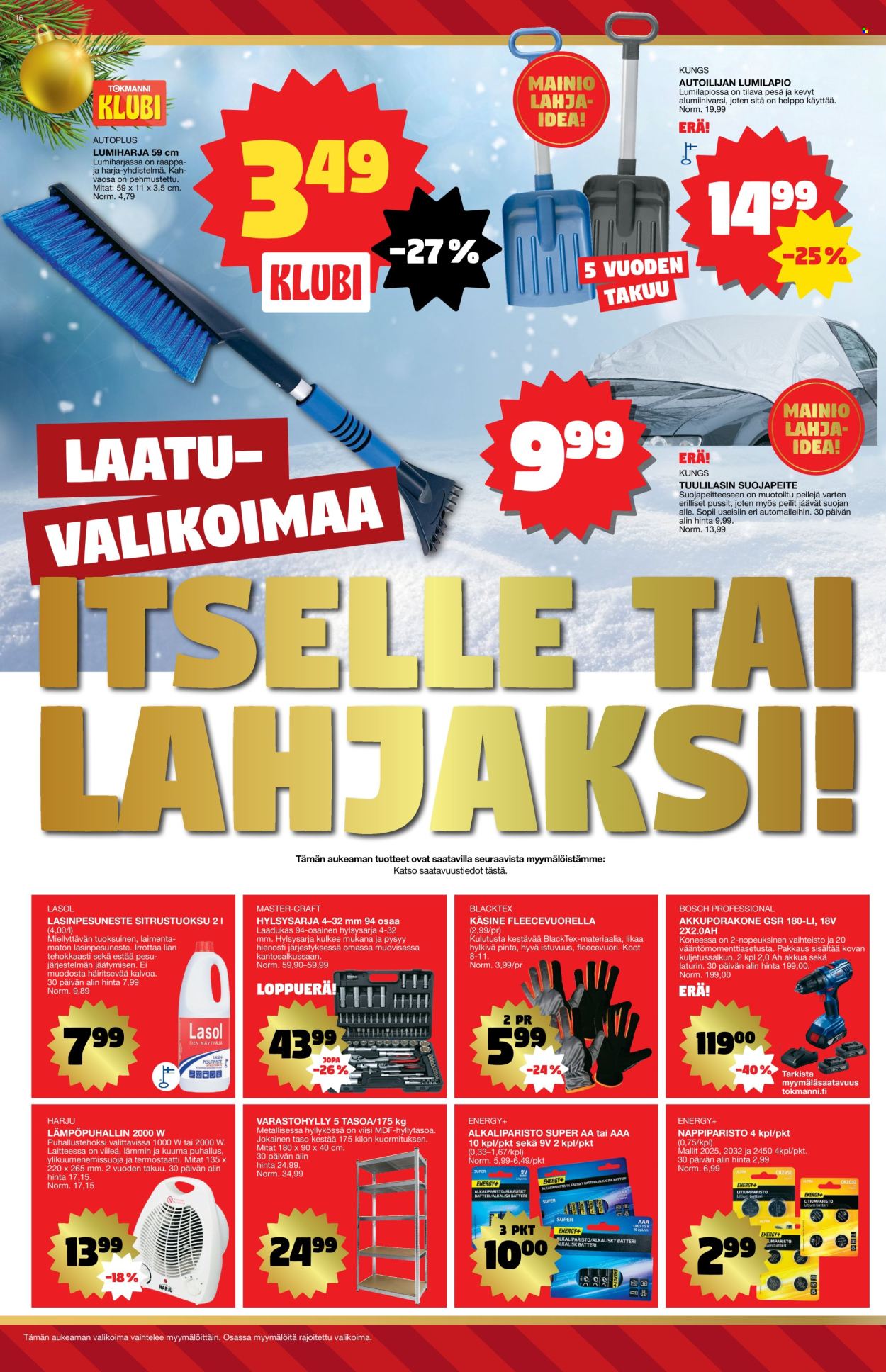 Tokmanni tarjoukset - 16.12.2024 - 24.12.2024. Sivu 16