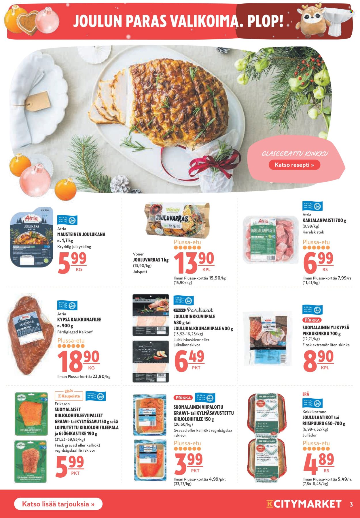 K-citymarket tarjoukset - 16.12.2024 - 22.12.2024. Sivu 3