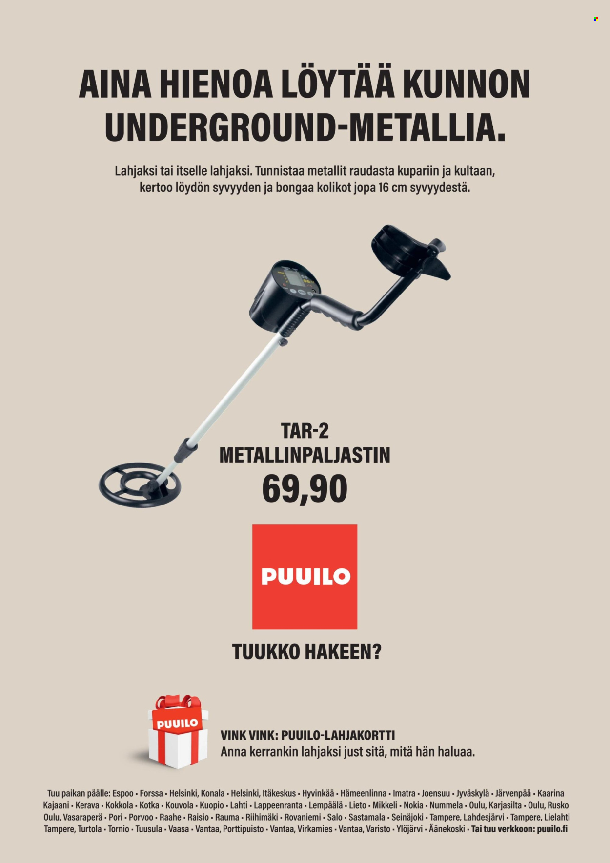 Puuilo tarjoukset. Sivu 1