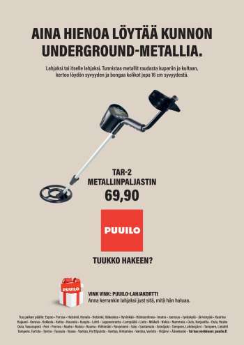 Puuilo tarjoukset .