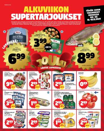 Tokmanni tarjoukset  - 16.12.2024 - 18.12.2024.