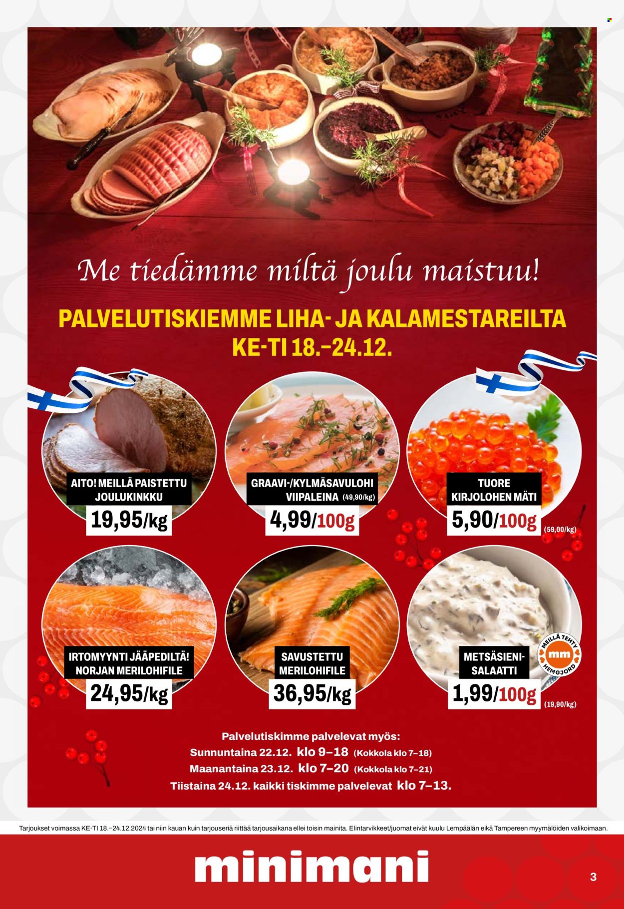 Minimani tarjoukset - 18.12.2024 - 24.12.2024. Sivu 3