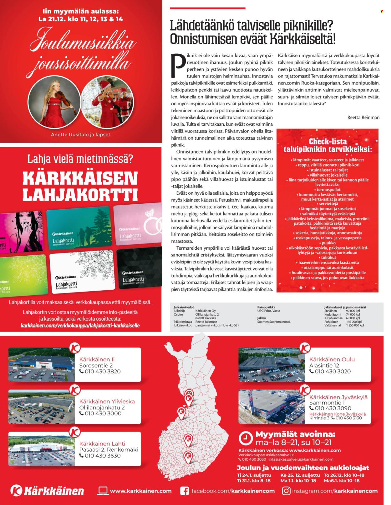 Kärkkäinen tarjoukset - 18.12.2024 - 07.01.2025. Sivu 2