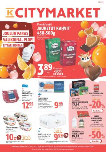 K-citymarket tarjoukset  - 19.12.2024 - 26.12.2024.