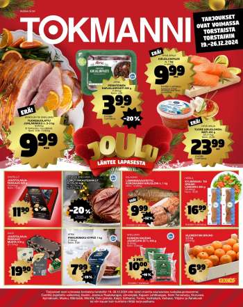 Tokmanni tarjoukset  - 19.12.2024 - 26.12.2024.