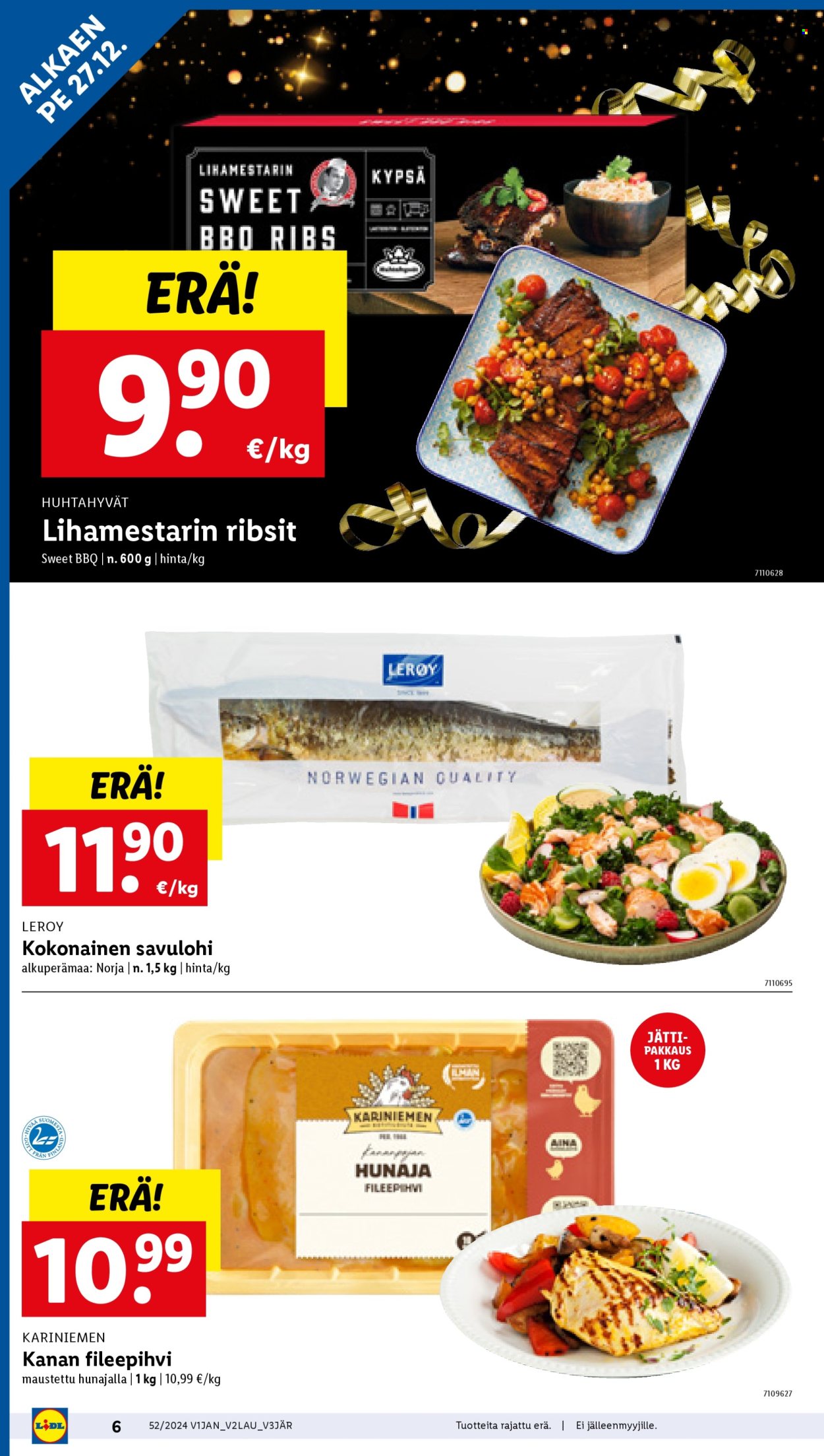 Lidl tarjoukset - 27.12.2024 - 01.01.2025. Sivu 6