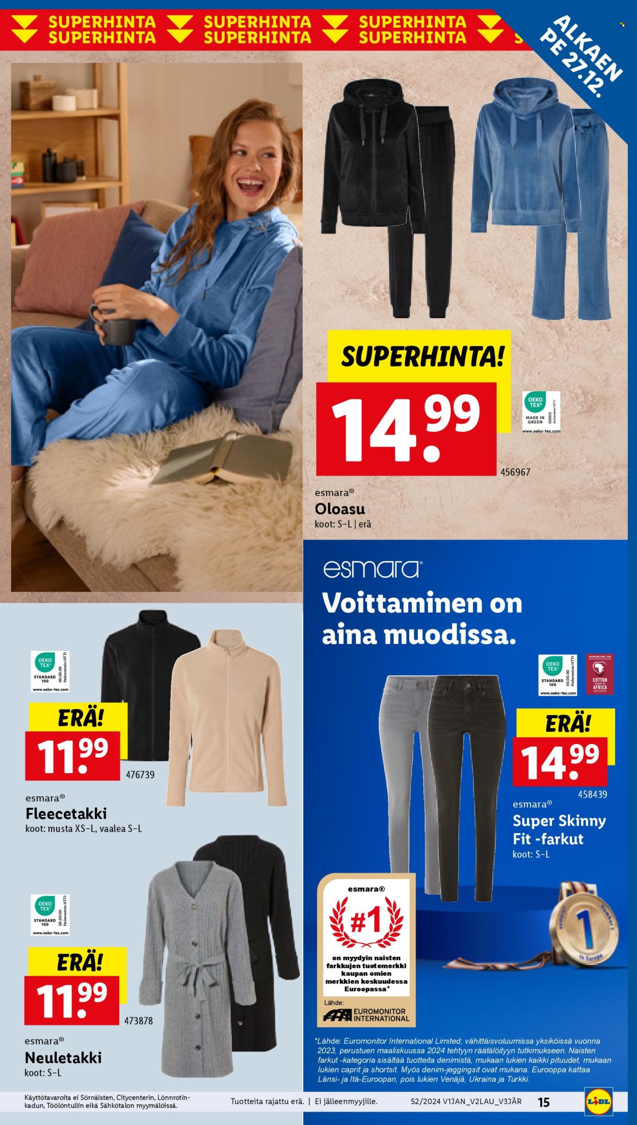 Lidl tarjoukset - 27.12.2024 - 01.01.2025. Sivu 15