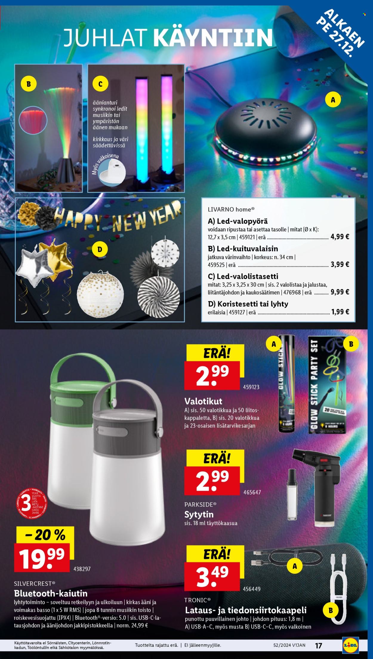 Lidl tarjoukset - 27.12.2024 - 01.01.2025. Sivu 17