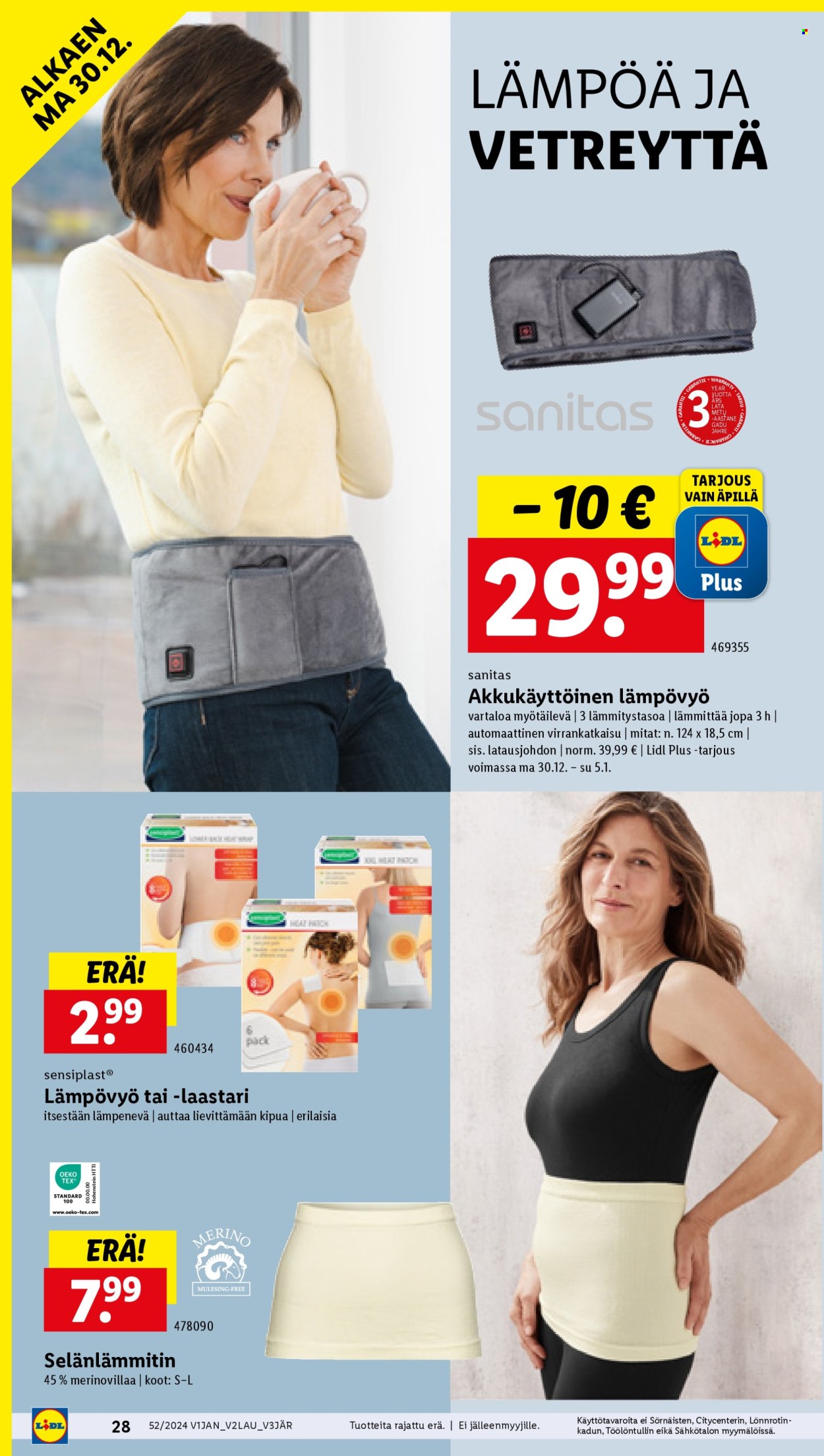 Lidl tarjoukset - 27.12.2024 - 01.01.2025. Sivu 30