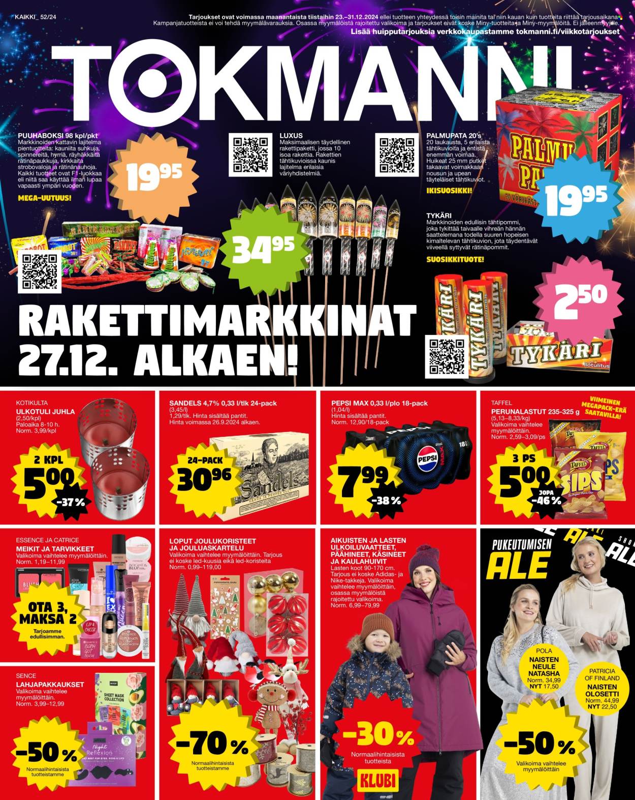 Tokmanni tarjoukset - 23.12.2024 - 31.12.2024. Sivu 1