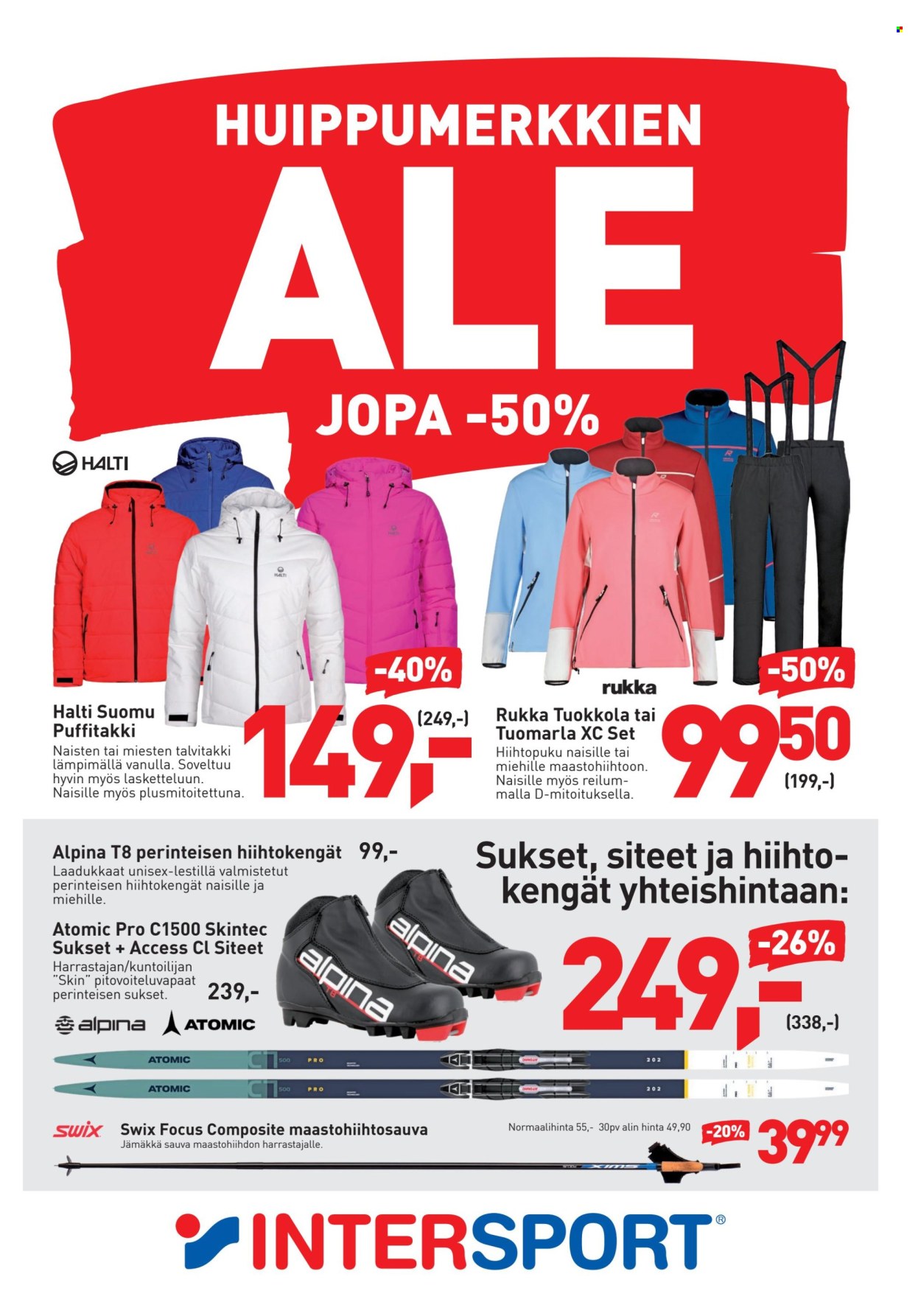 Intersport tarjoukset - 23.12.2024 - 26.01.2025. Sivu 1