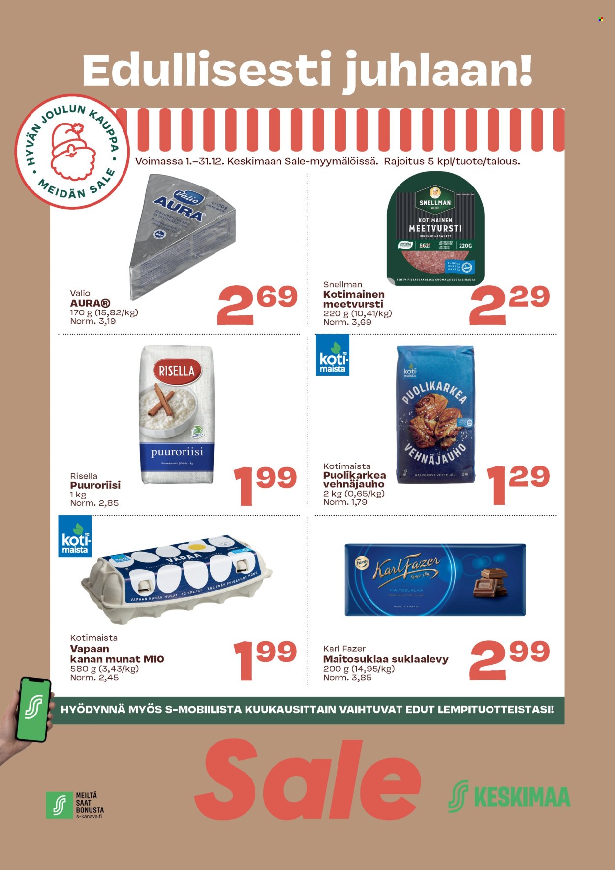 Sale tarjoukset - 01.12.2024 - 31.12.2024. Sivu 1