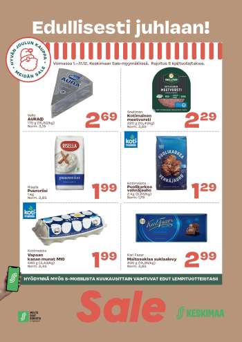 Sale tarjoukset  - 01.12.2024 - 31.12.2024.