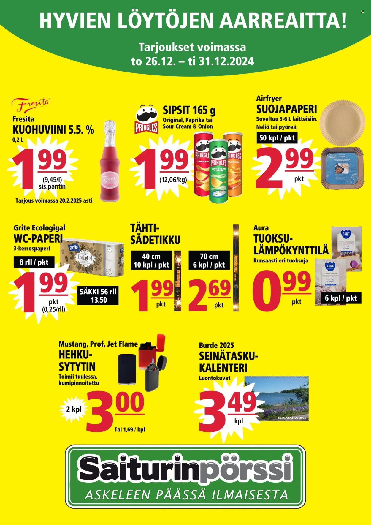 Saiturinpörssi tarjoukset - 26.12.2024 - 31.12.2024. Sivu 1