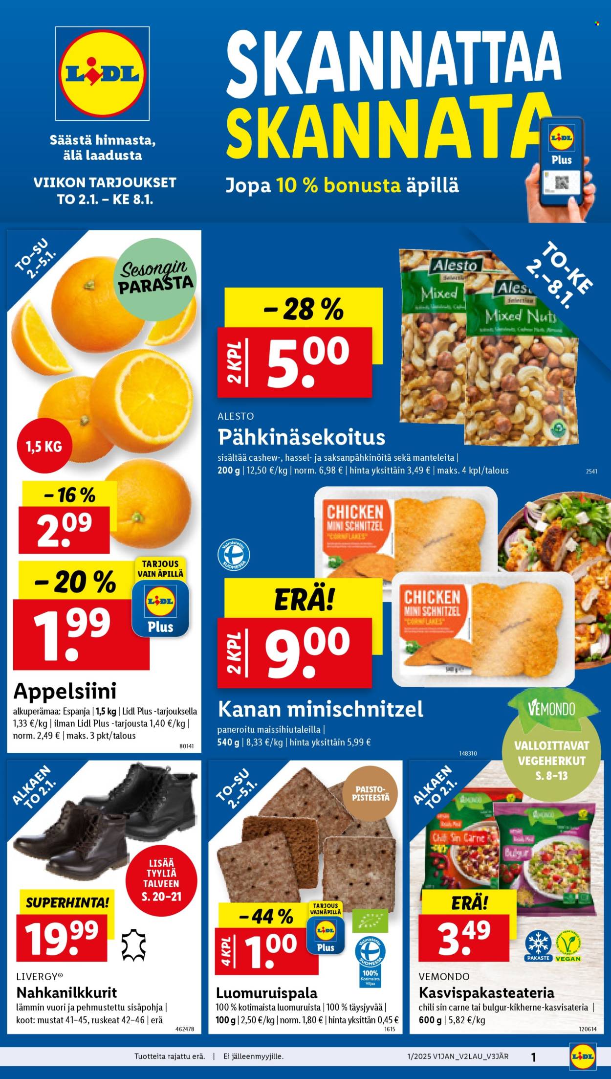 Lidl tarjoukset - 02.01.2025 - 08.01.2025. Sivu 1